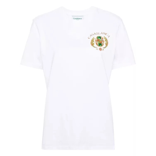 Casablanca White Joyaux D'afrique Tennis Club T-Shirt White 