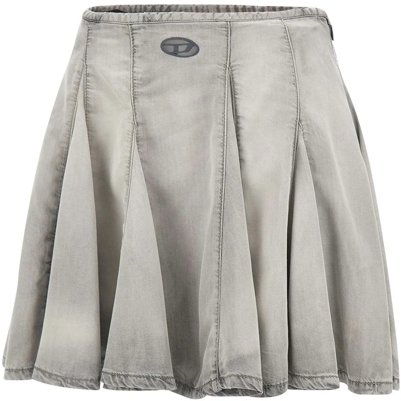 Diesel Minijupe Skirts Grey grau