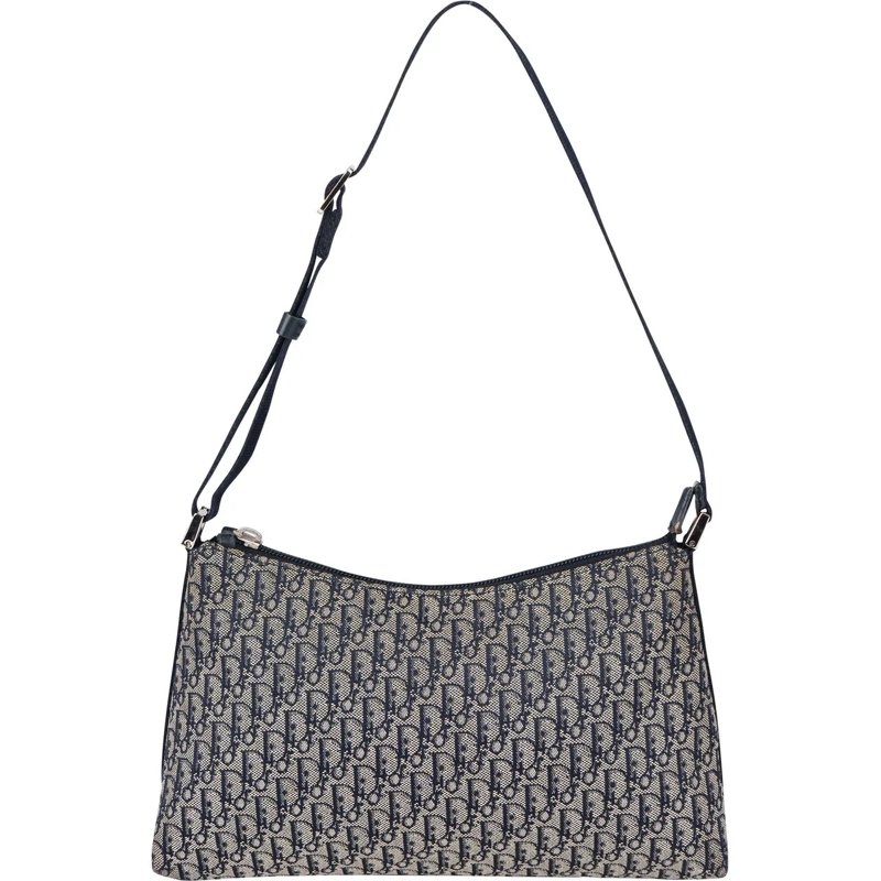 Christian Dior Tote Christian Dior Mini Trotter Monogram Shoulder Bag blau