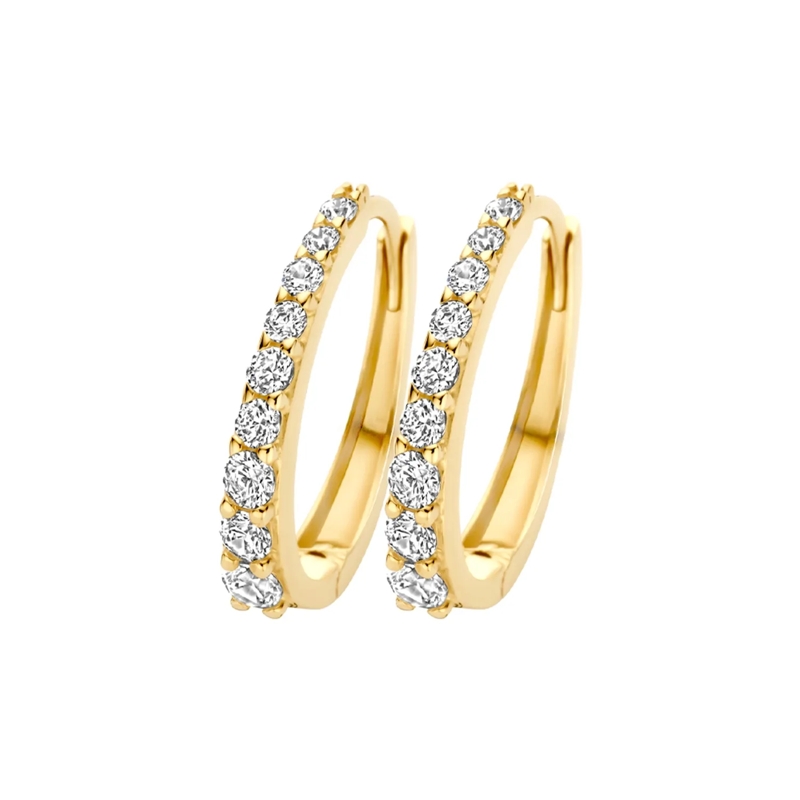 Blush Creolen Ohrringe Gold