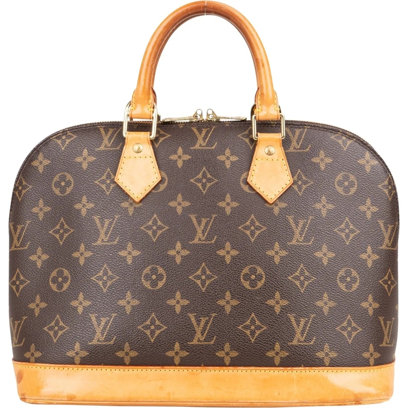 Louis Vuitton Tote Louis Vuitton Canvas Monogram Alma PM Handbag braun