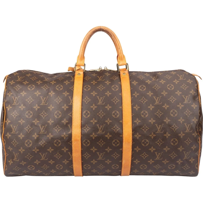 Louis Vuitton Tote Louis Vuitton Canvas Monogram Keepall 55 braun