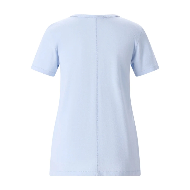 Rag & Bone T-Shirt T-Shirt The Slub mit V-Ausschnitt blau(Image 2)