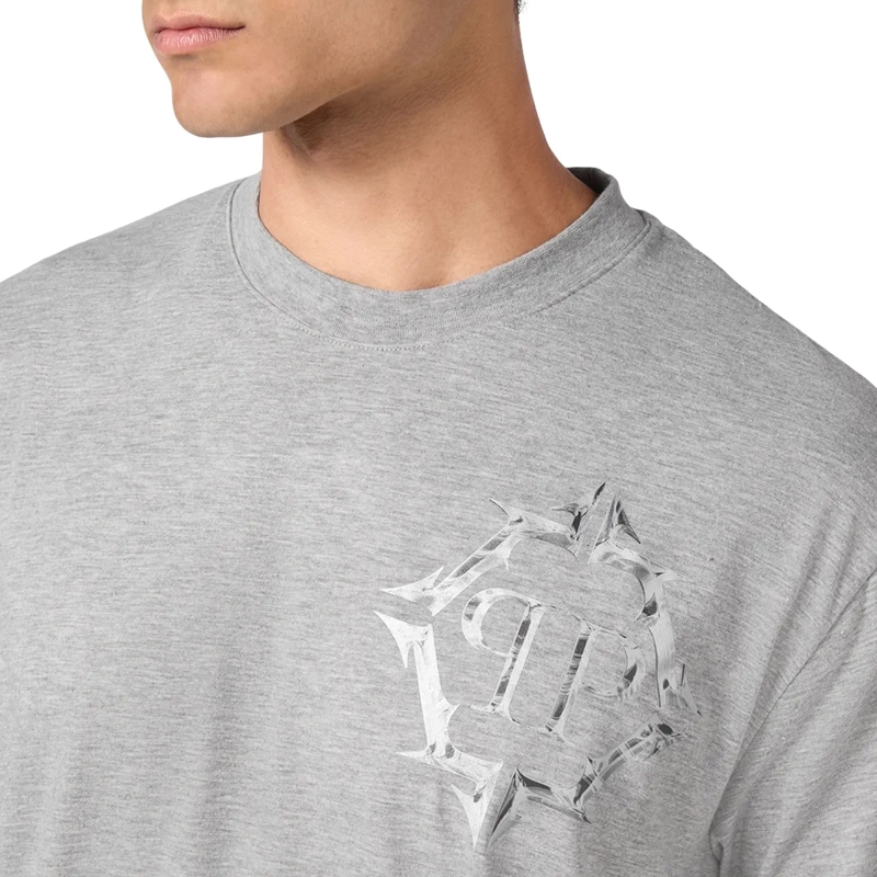 Philipp Plein T-Shirt T-Shirt Chrome grau(Image 4)