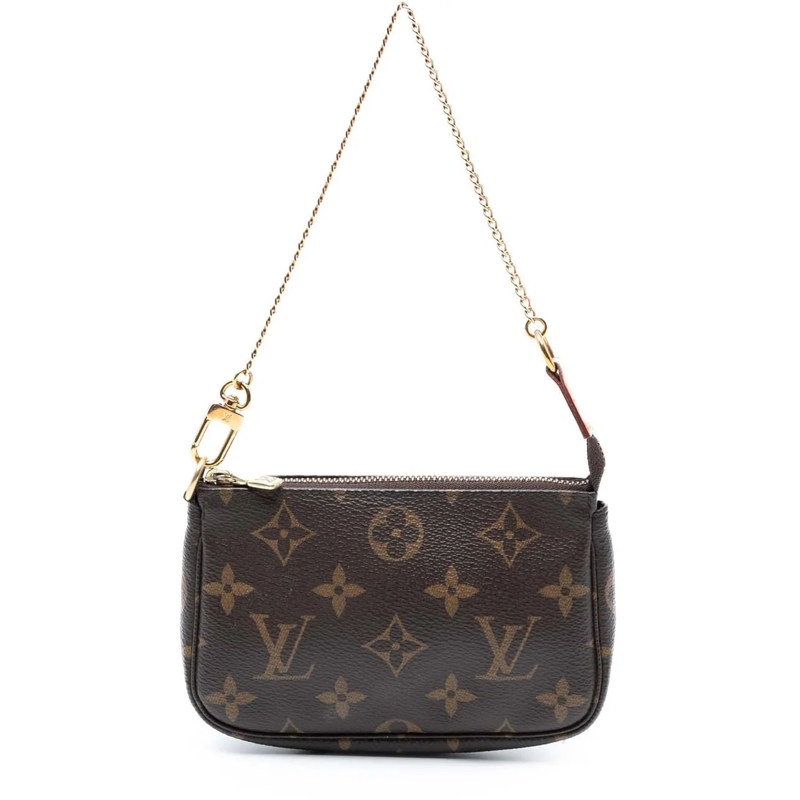 Louis Vuitton Tote Monogram Mini Pochette Accessoires braun