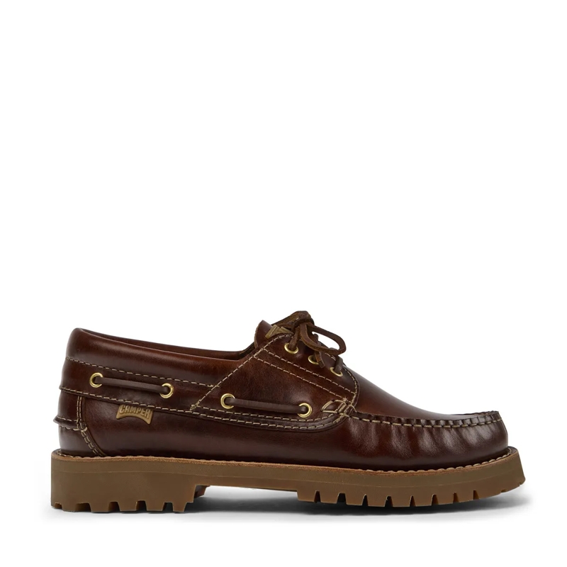 Camper Schnürschuhe Schnürschuhe Nautico braun