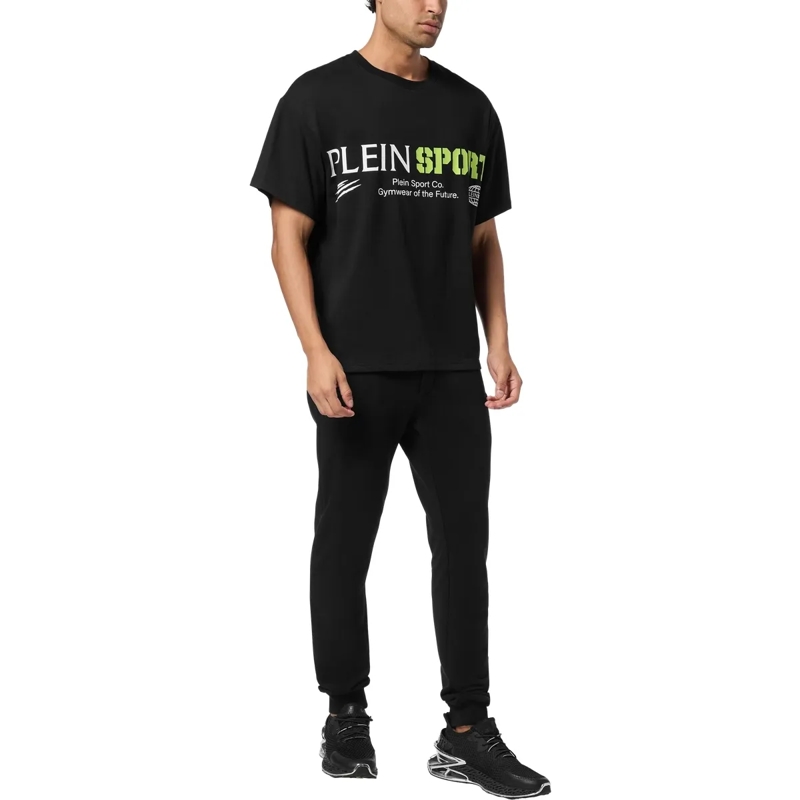 Plein Sport T-Shirt T-Shirt Rundhalsausschnitt Ss Logo schwarz(Image 4)