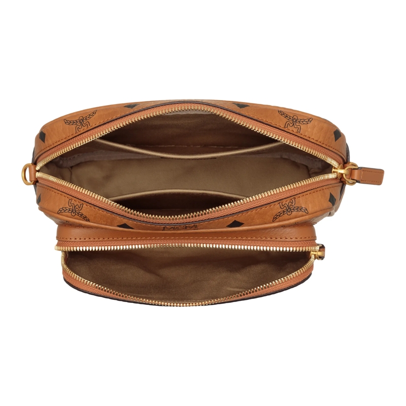 MCM Crossbody Bag Visetos Crossbody Cognac(Image 5)