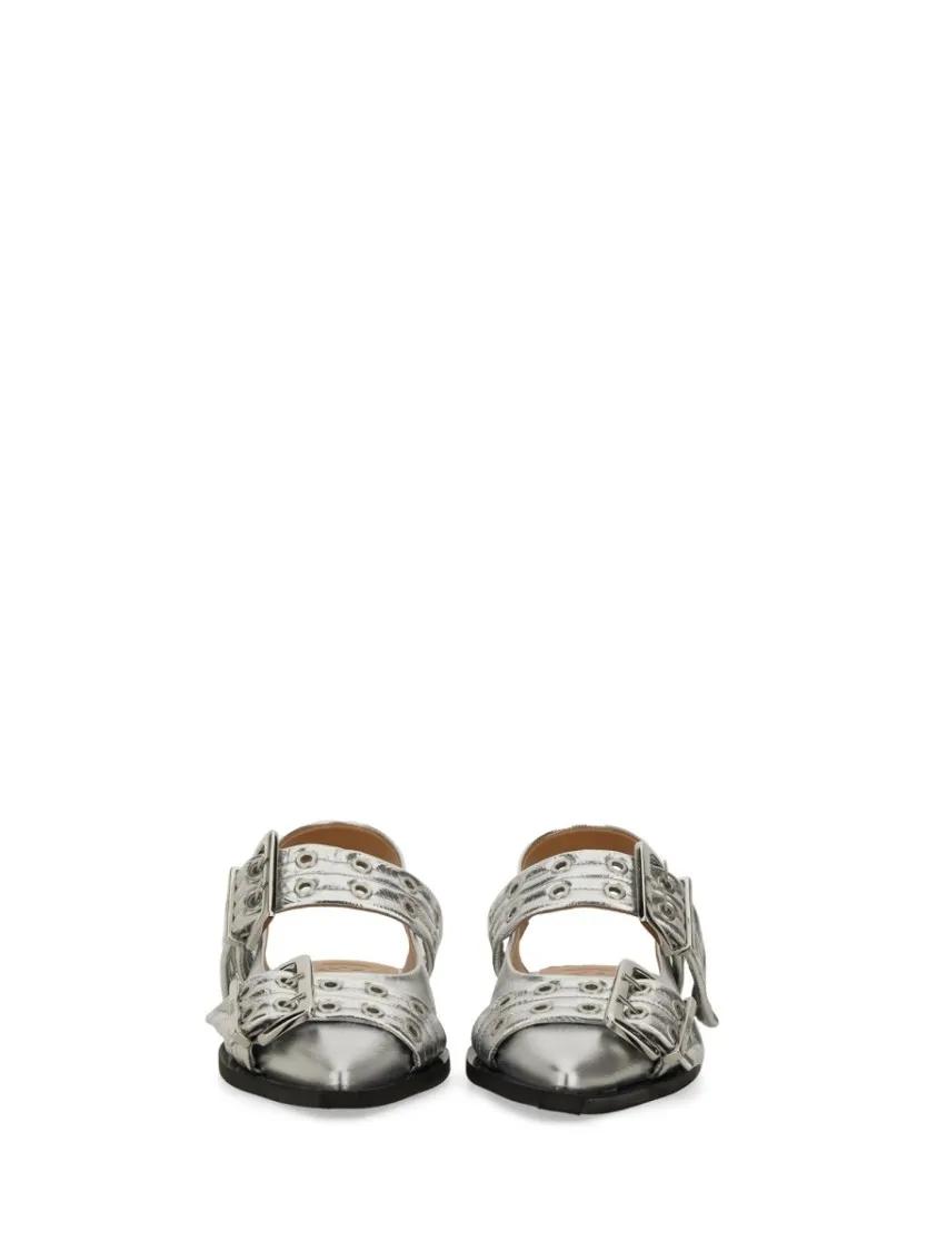 Thumbnail - Ballerina With Buckle - Gr. 36 (EU) - in Silber