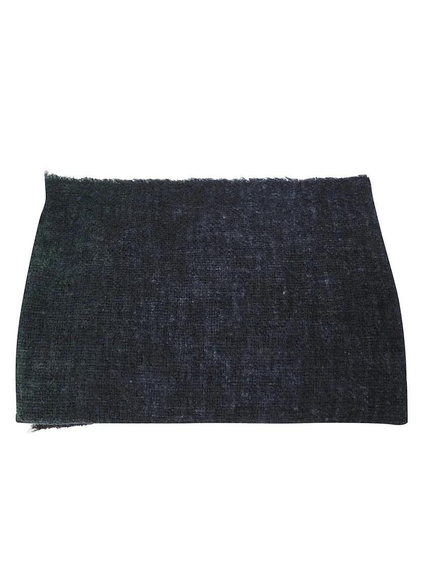 Faliero Sarti Tücher & Schals - Cozy Fringed Wool Scarf - Gr. unisize - in Schwarz - für Damen