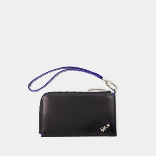 Ader Error 01 Trs Tag Wallet - Leather - Black Black Portafoglio