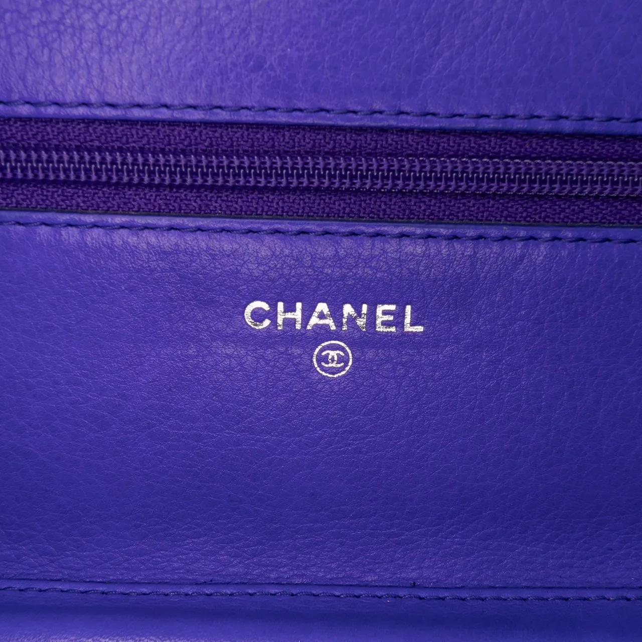 Thumbnail - Chanel Hobo Bags - CC Quilted Calfskin Fancy Wallet On Chain - Gr. unisize - in Blau - für Damen
