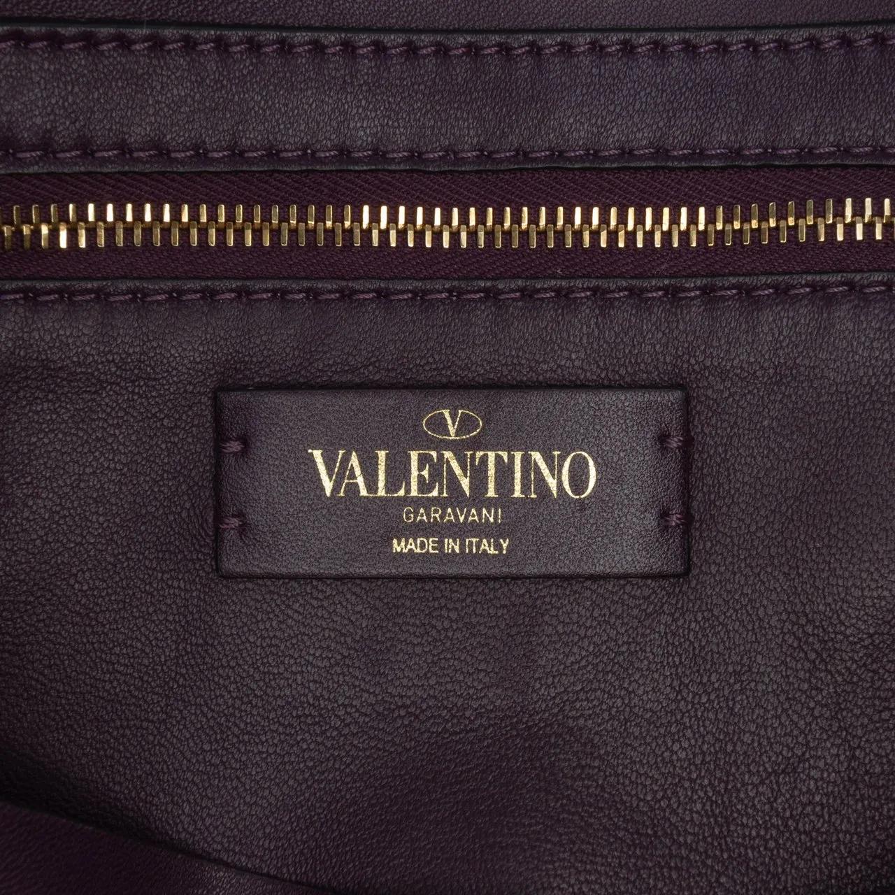 Thumbnail - Valentino Garavani Hobo Bags - Large Knit Roman Stud Satchel - Gr. unisize - in Orange - für Damen