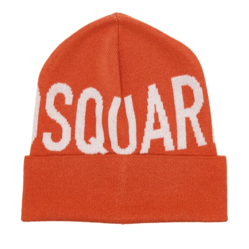 Dsquared2 Logo Beanie Orange Wollmütze
