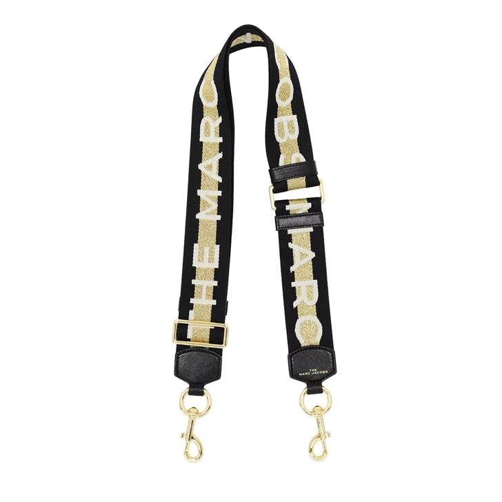 The Logo Webbing Bag Straps Gold Multi