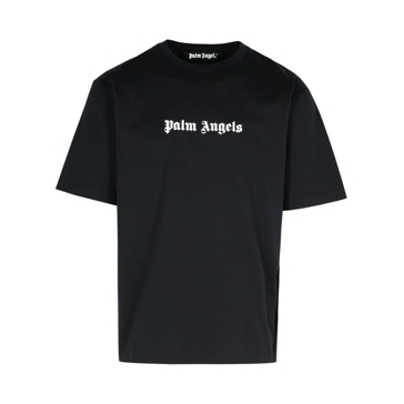 Palm Angels Black Cotton T Shirt Black T Shirts