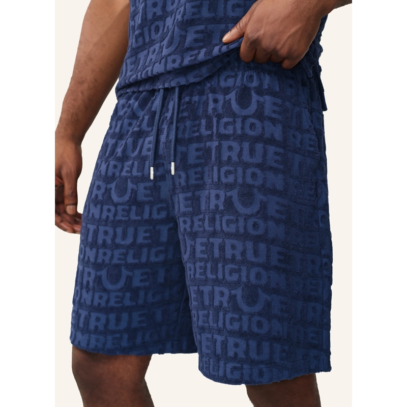 True Religion Shorts Shorts TERRY dunkel-blau(Image 7)