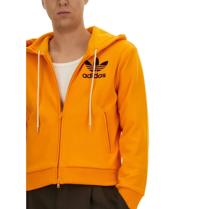 ADIDAS X WALES BONNER Hooded Track Sweatshirt Orange