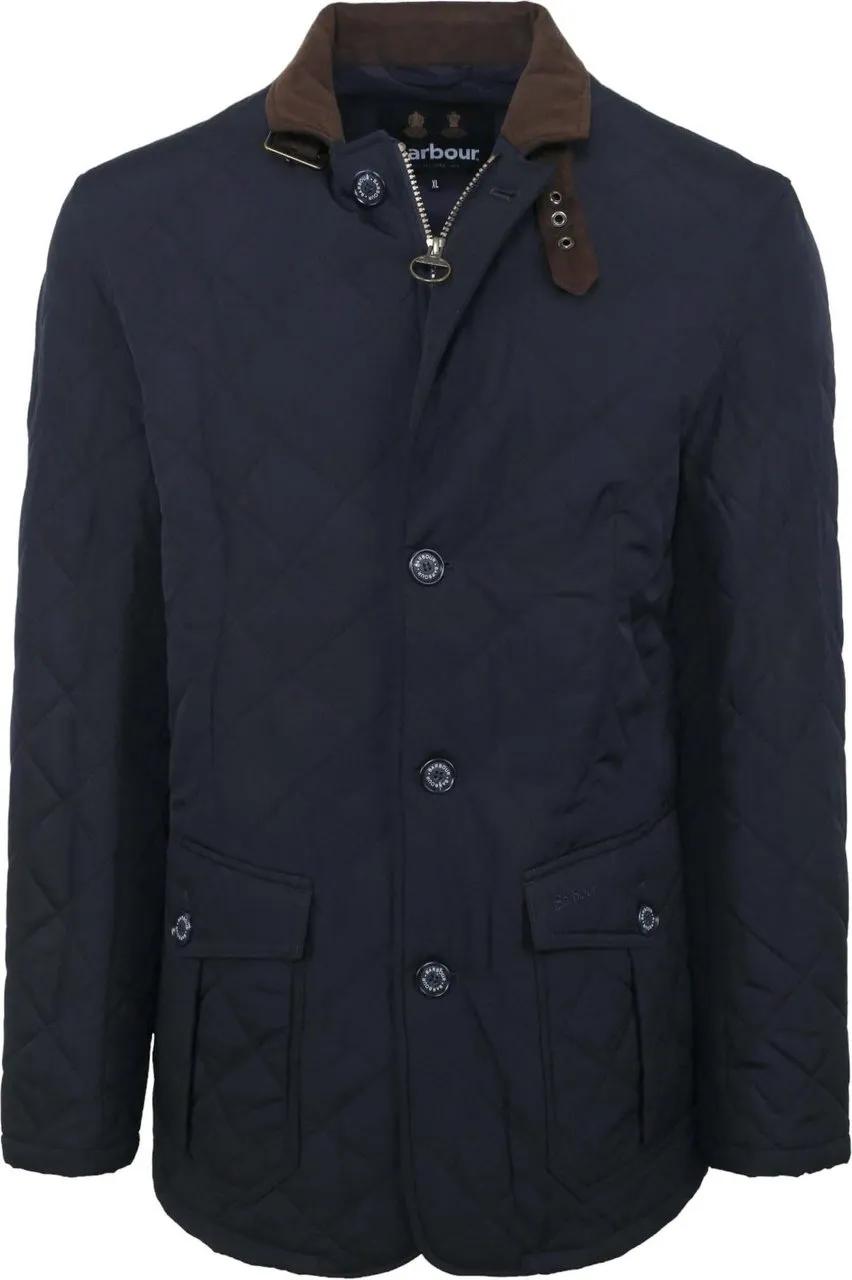 Thumbnail - Barbour - Veste matelassee Lutz navy Col montant 2 fentes ar - Größe S - bunt