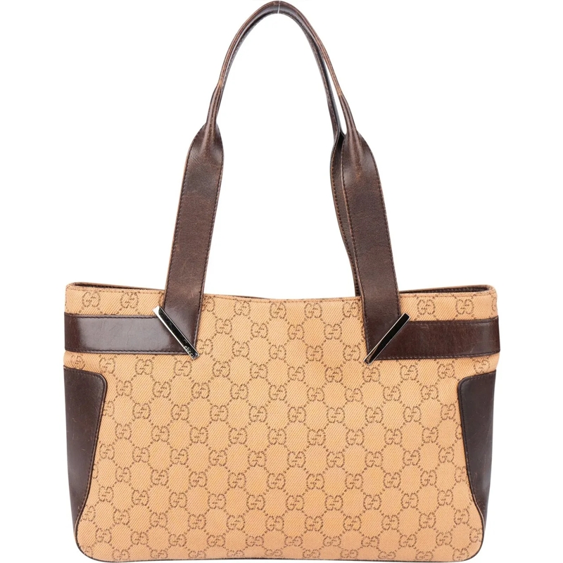 Gucci Schultertasche Gucci GG Monogram Handbag braun
