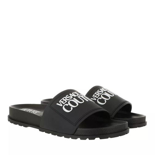 Versace Jeans Couture Pool Sliders Black Claquette