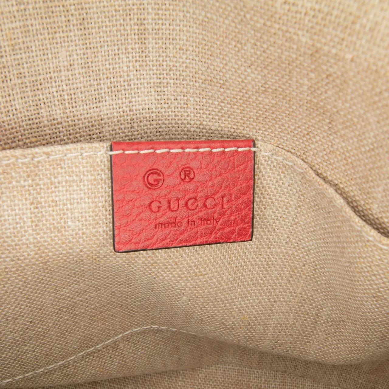 Thumbnail - Gucci Hobo Bags - Mini Leather GG Charm Dome Satchel - Gr. unisize - in Rot - für Damen