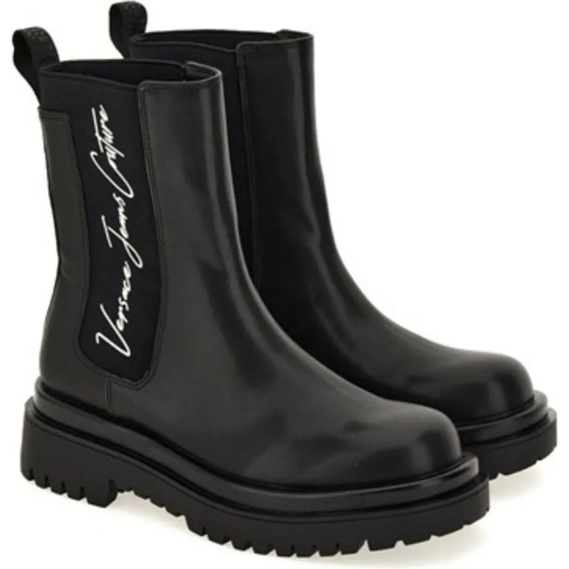 Versace Jeans Couture Enkele laarsjes Fondo Drew Black(Image 7)