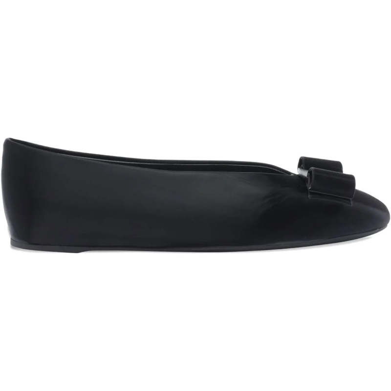 Salvatore Ferragamo Balletschoenen Flat Shoes Black schwarz