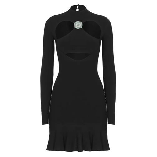 Roberto Cavalli Dress With Cut-Out Details Black Mini robes