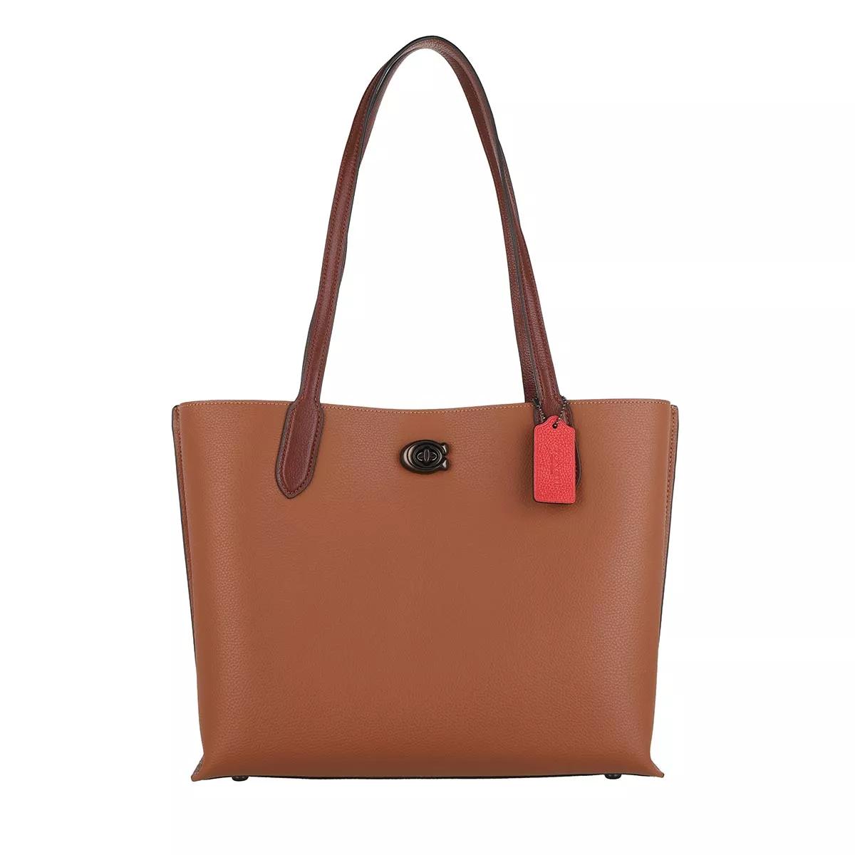 Coach best sale leather tote