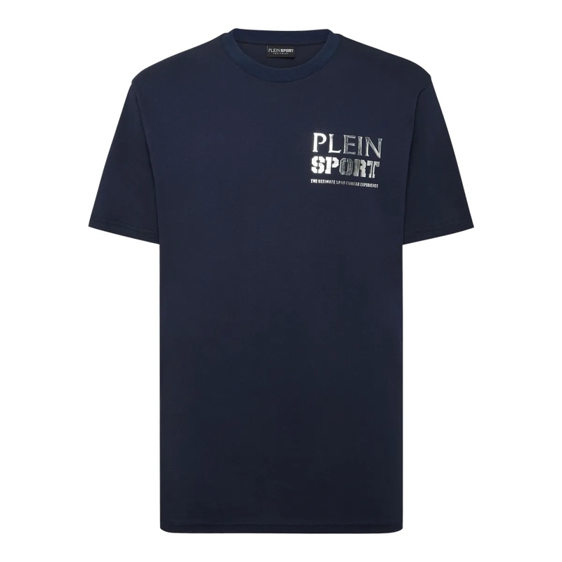 Plein Sport T-Shirt T-Shirt Rundhalsausschnitt Tiger dunkel-blau