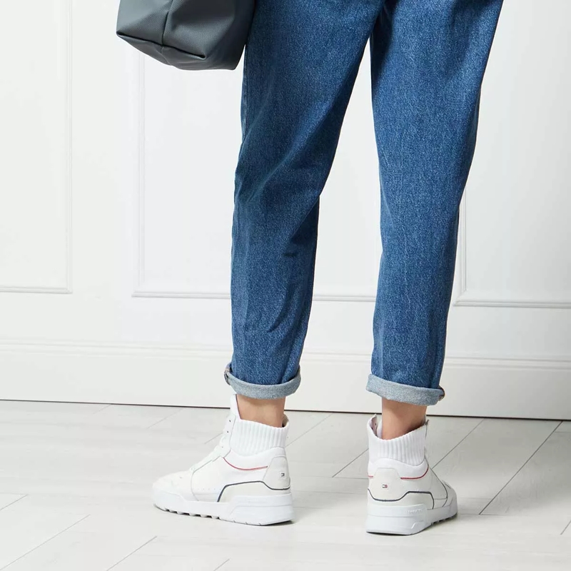 Tommy Hilfiger Sneaker haut de gamme High Cut Basket Sneaker White(Image 2)