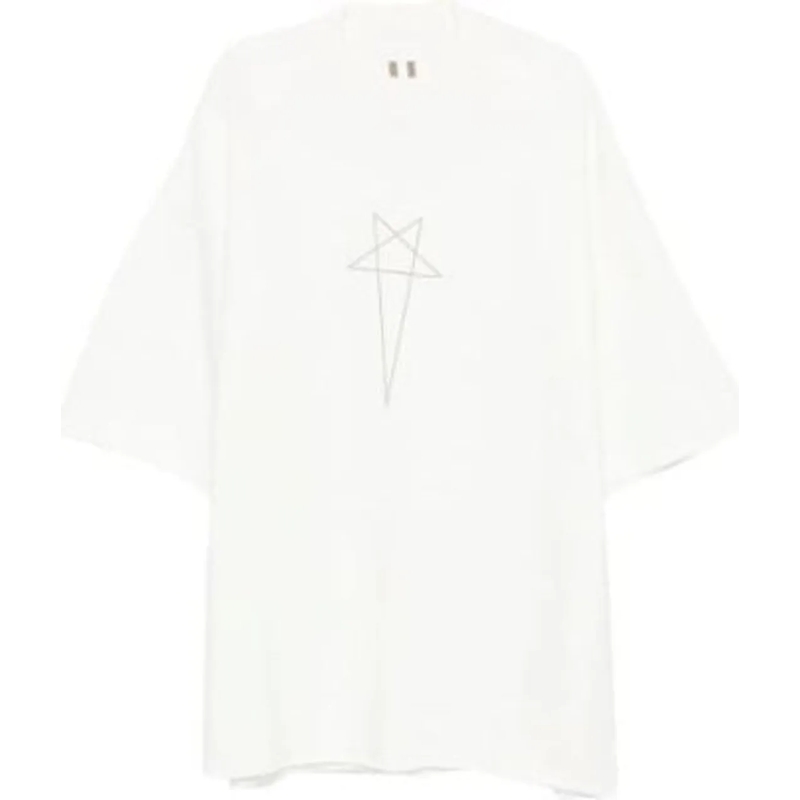 Rick Owens T-Shirt T-shirt Tommy T Milk/pearl weiß