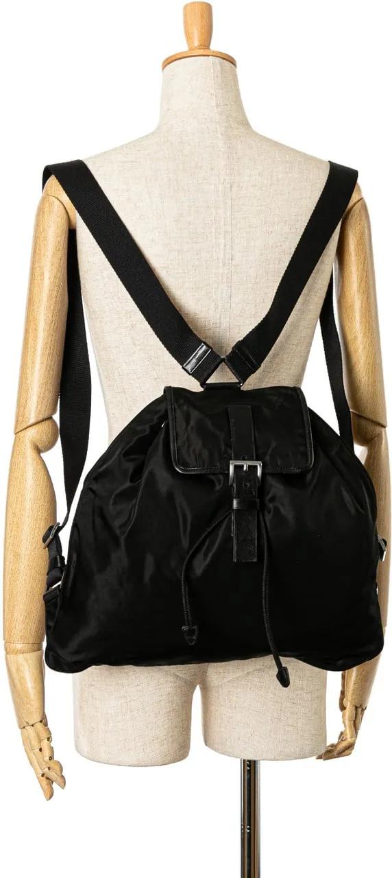 Prada Rugzakken 2000-2013 Tessuto Backpack in zwart
