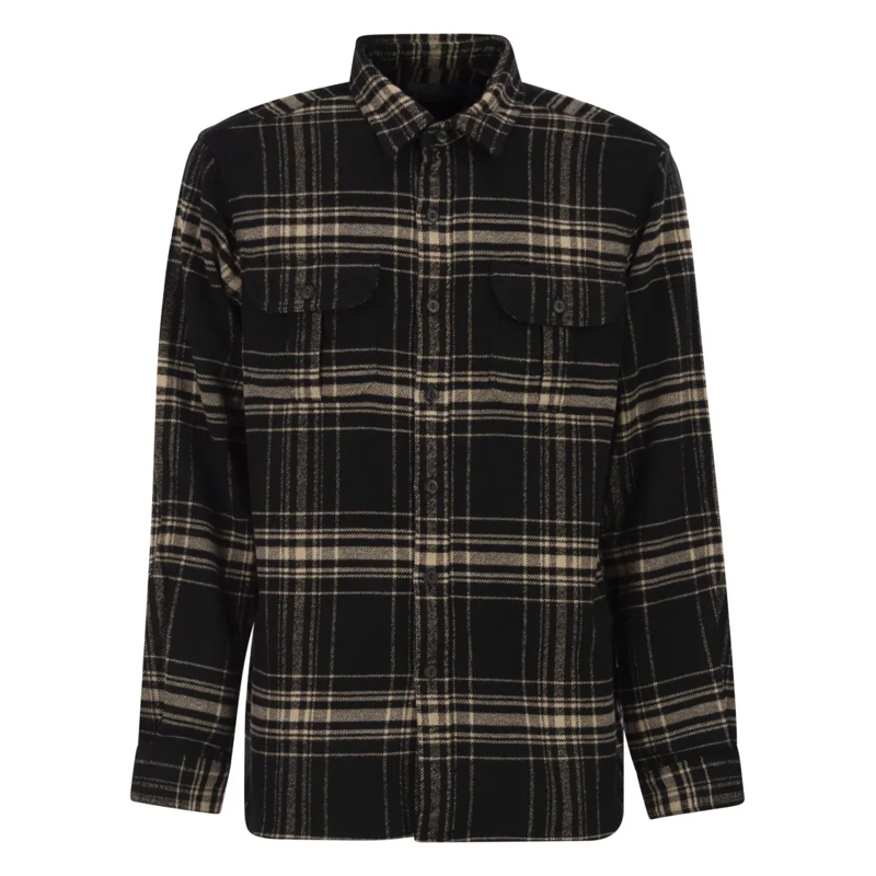 Polo Ralph Lauren Hemd Classic-Fit Flannel Tartan Shirt Black