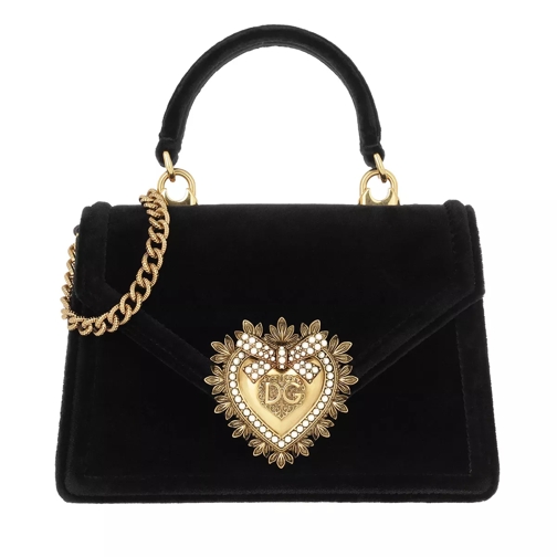 Dolce&Gabbana Devotion Bag Small Black Crossbody Bag