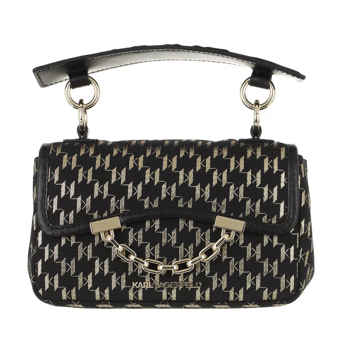 Karl Lagerfeld Crossbody Bags - K/Karl Seven Soft Broc Mi Sb - Gr. unisize - in Schwarz - für Damen