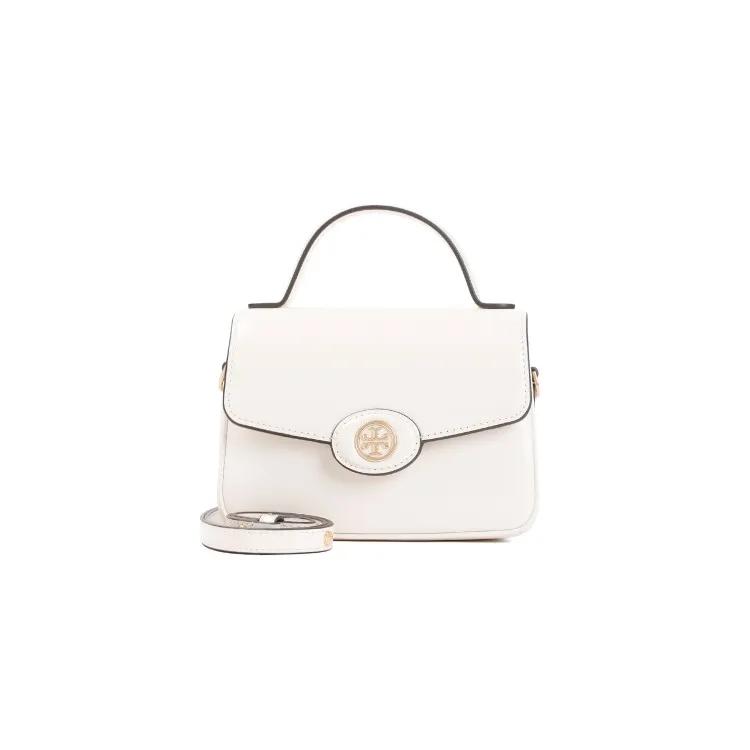 Tory Burch Crossbody Bags - Robinson Small Top Handle Bag - Gr. unisize - in Weiß - für Damen