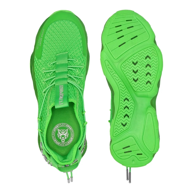 Plein Sport Low-Top-Sneaker Runner Sneaker Tiger Attack//Gen.x.4 grün(Image 11)