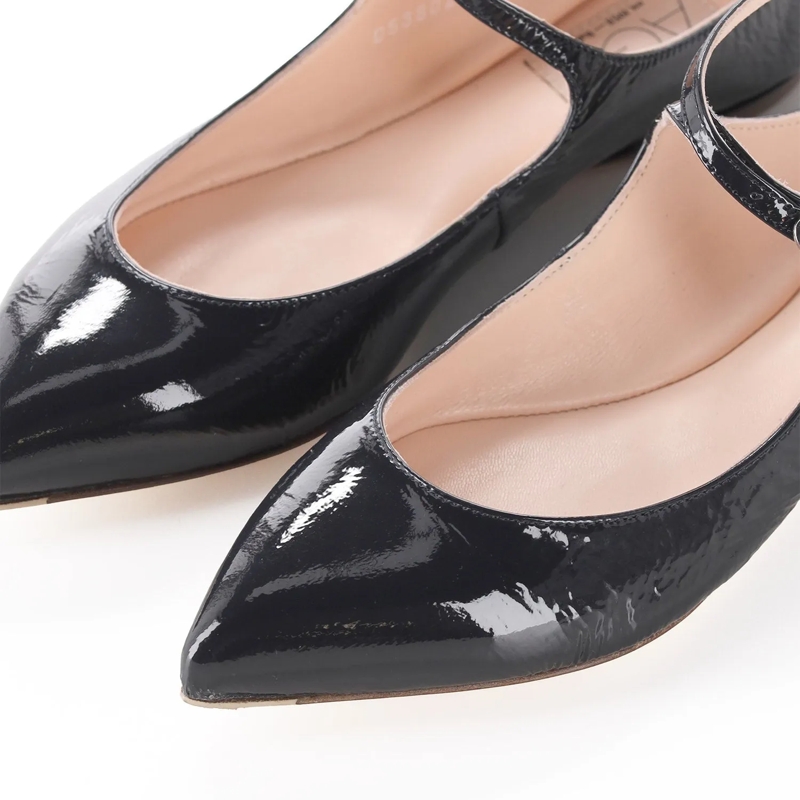Agl Chaussures à lacets Ballerinas aus Leder dunkelblau(Image 3)