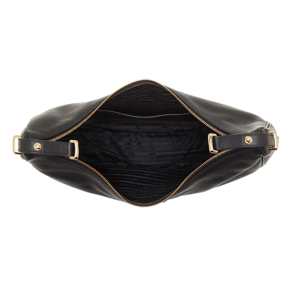 Prada Hobo bags Large Hobo Bag in zwart