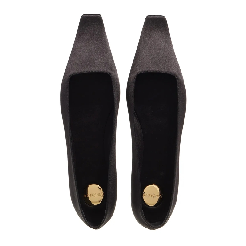 Saint Laurent Ballerinas Poppy Ballet Flat Nero(Image 5)