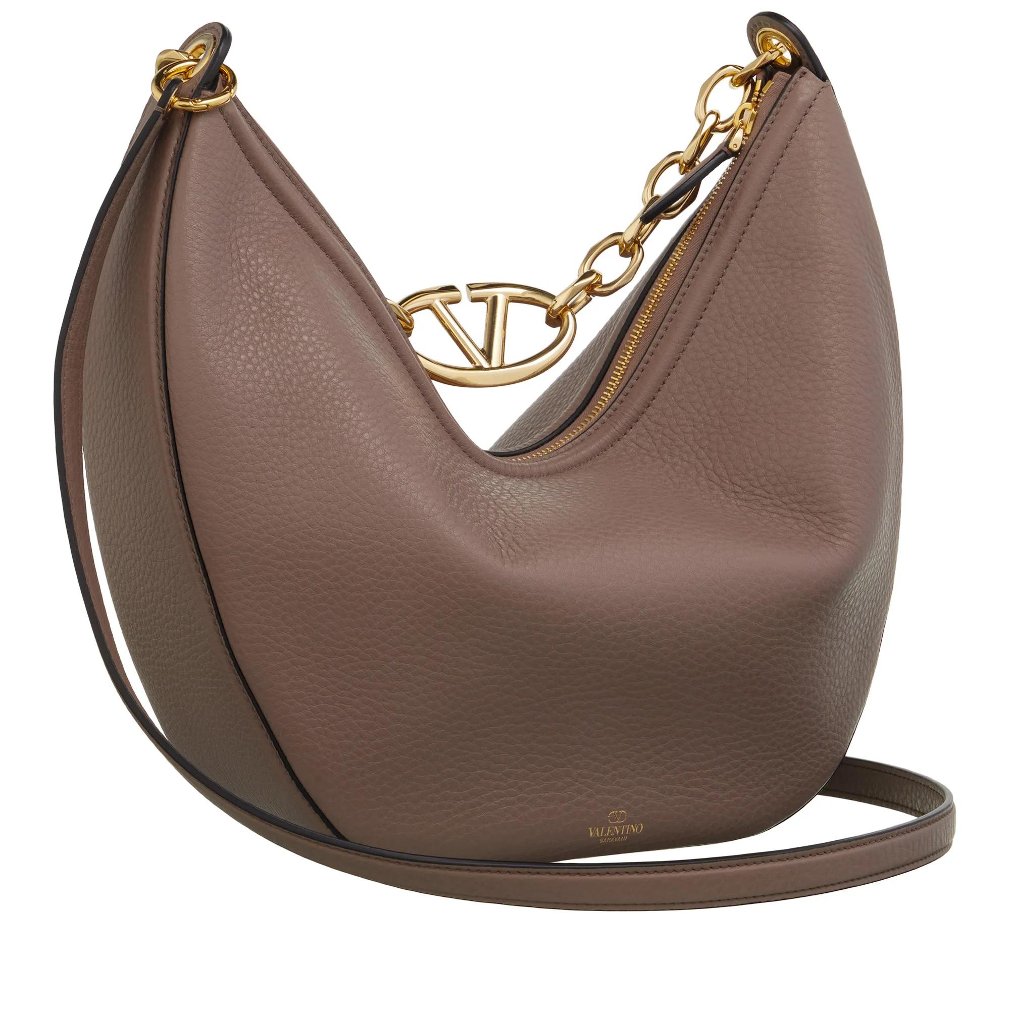 Valentino Garavani Hobo bags VLogo Moon Medium Hobo Bag in taupe