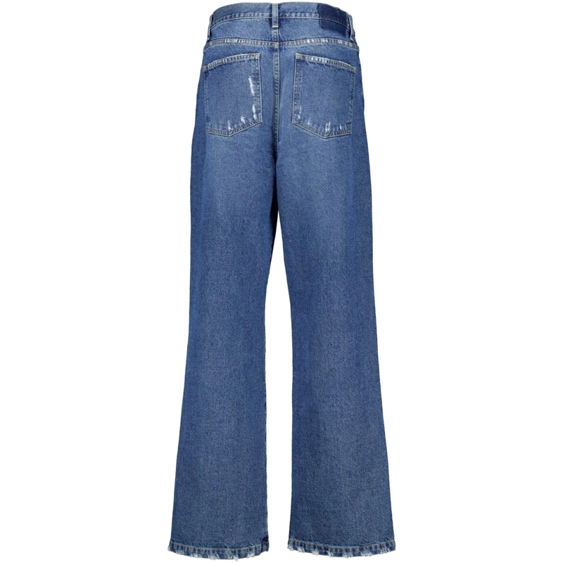 ØLÅF Jeans mit geradem Bein Olaf Monogram Denim Pant Jeans Blauw W220402 blau(Image 3)