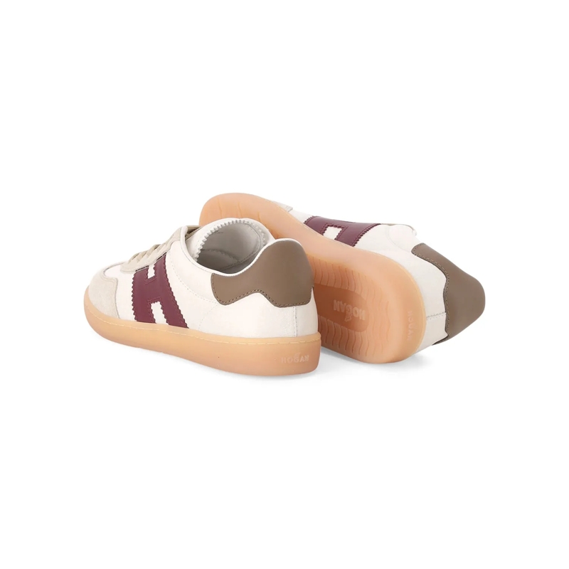 Hogan Schnürschuhe Sneaker Cool aus Leder beige(Image 3)