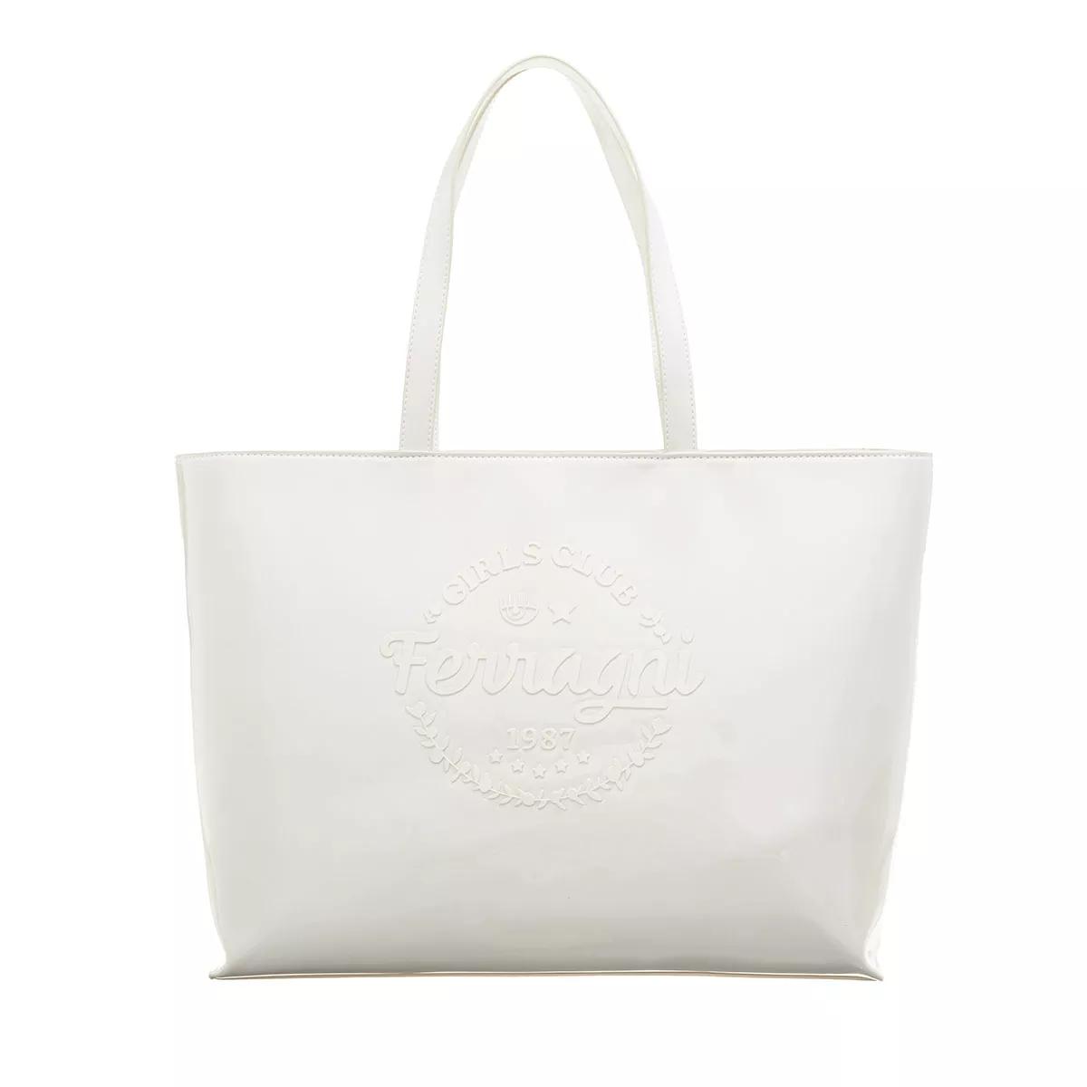 Chiara Ferragni Shopper - Range D - Girls Club, Sketch 03 Bags - Gr. unisize - in Weiß - für Damen