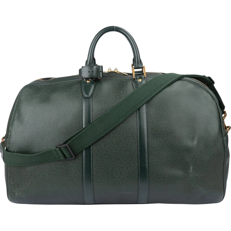 Louis Vuitton Tote Louis Vuitton Green Taiga Leather Kendall Travel B grün