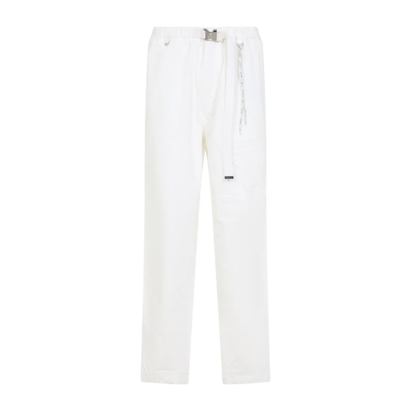 Mastermind Japan Pantalon de costume Relaxed-Fit Pants With Drawstring Waist White