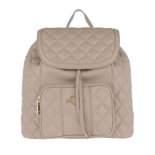 Love Moschino Quilted Nappa Backpack Tortora Backpack