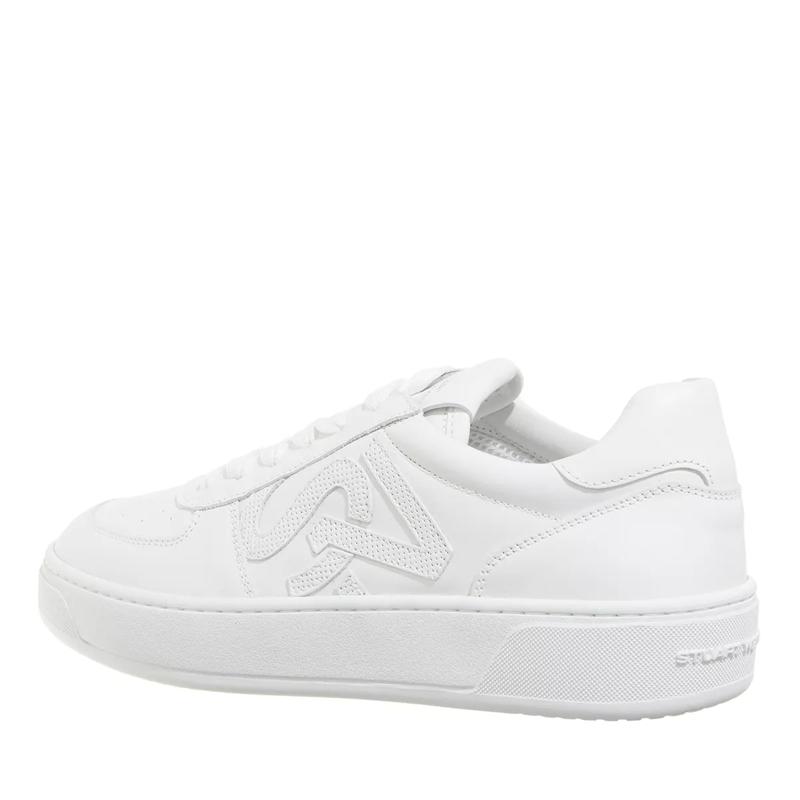 Stuart Weitzman Low-Top-Sneaker SW COURTSIDE MONOGRAM SNEAKER White(Image 2)